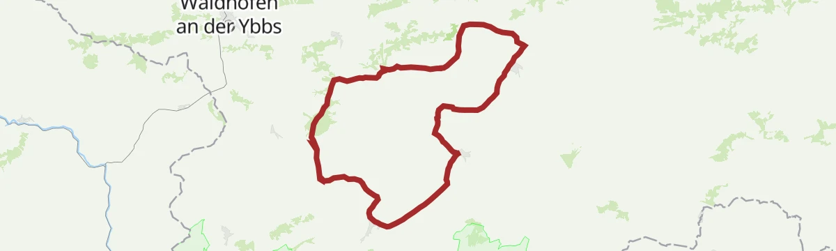 Route map: Wallfahrt an der Eisenstraße